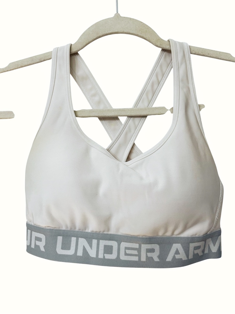 Small Underarmour White Sports bra